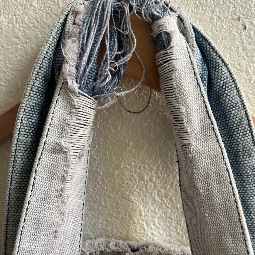 Converse One Star 1974 Light Gray Denim Purse - Picture 7 of 16